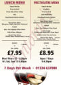 Menus and Pricelists by Minuteman Falkirk
